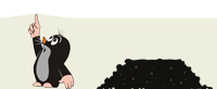 Mole, bewildered